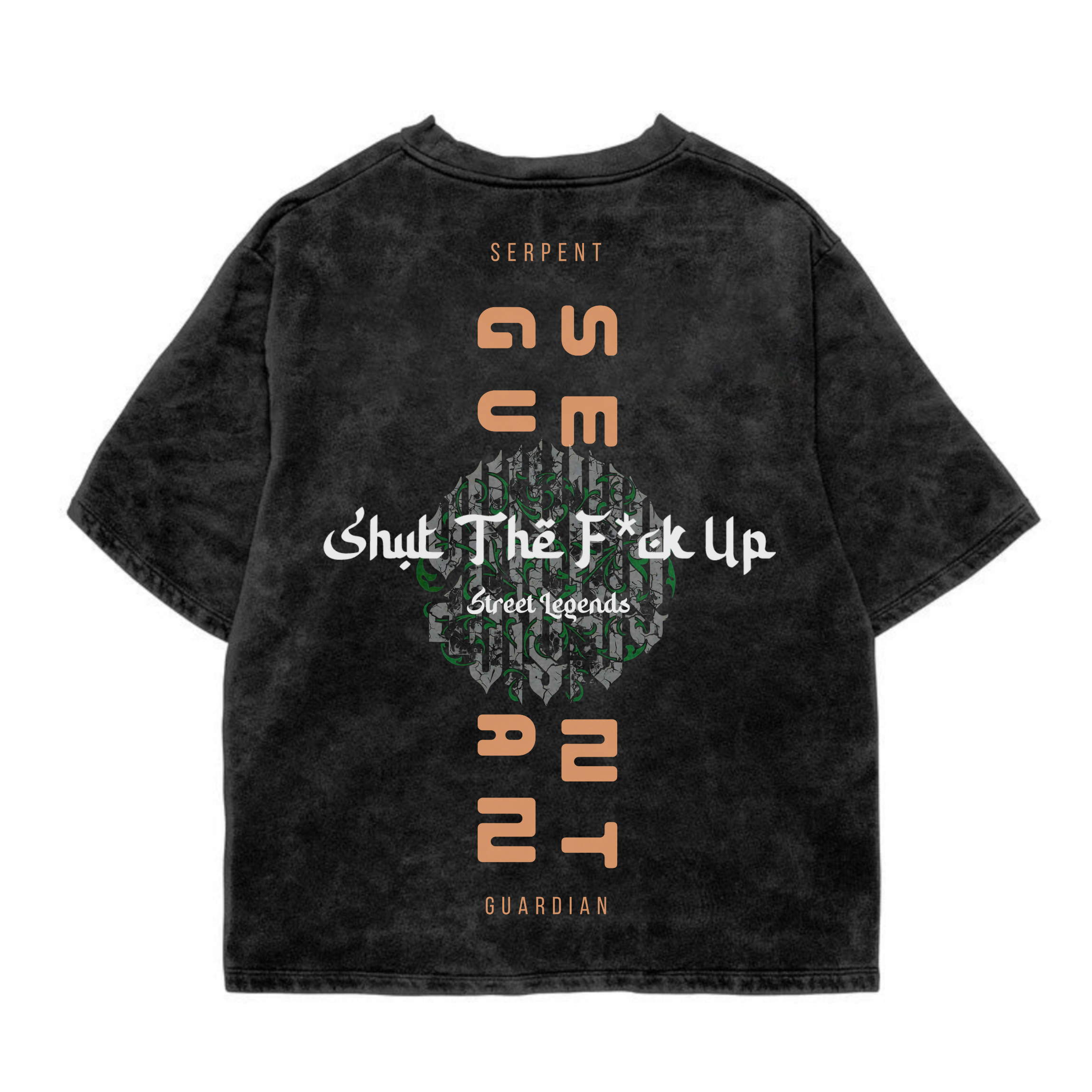 Guardian Serpent Oversized Tee - Limited Edition Heavyweight T-Shirt