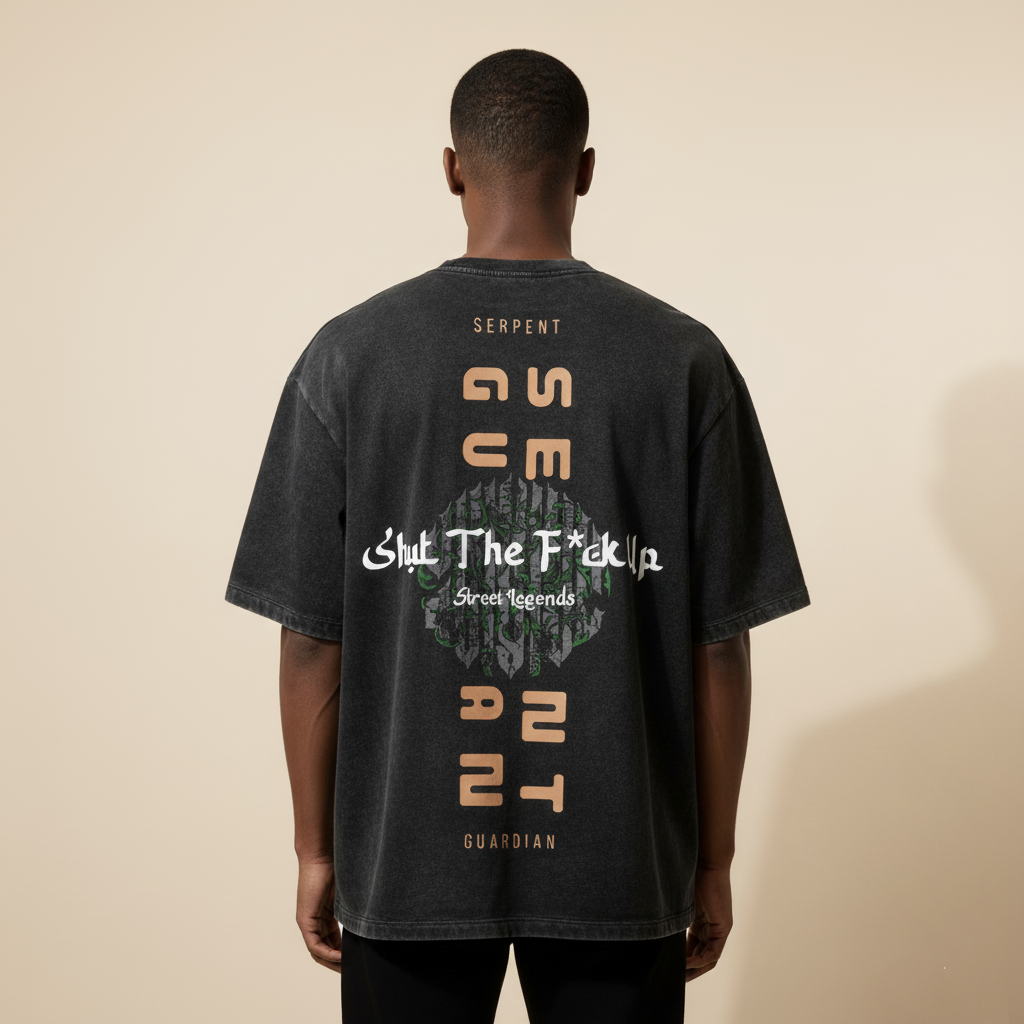 Guardian Serpent Limited Edition Oversized Heavyweight Tee - Lior & Blanc