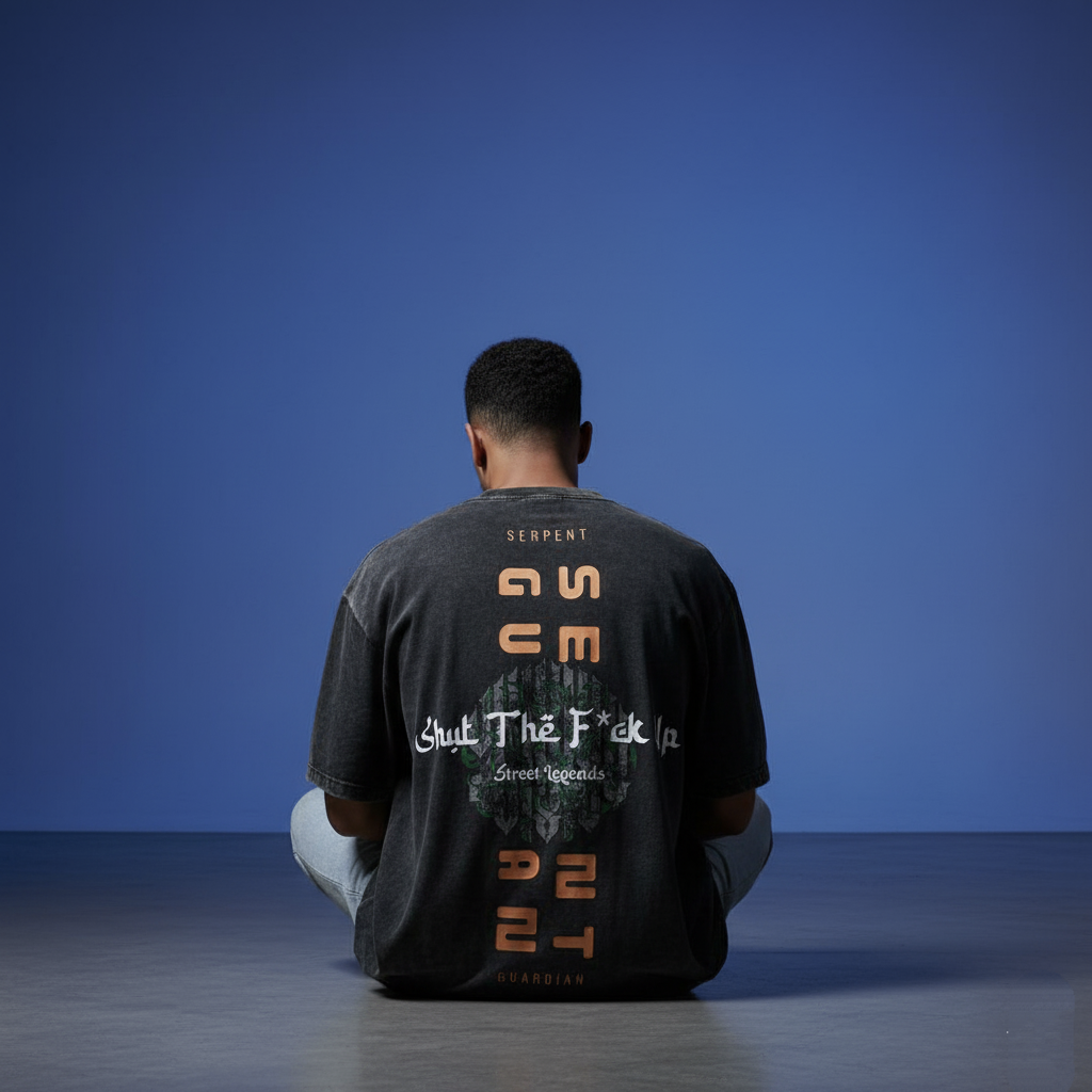 Guardian Serpent Limited Edition Oversized Heavyweight Tee - Lior & Blanc