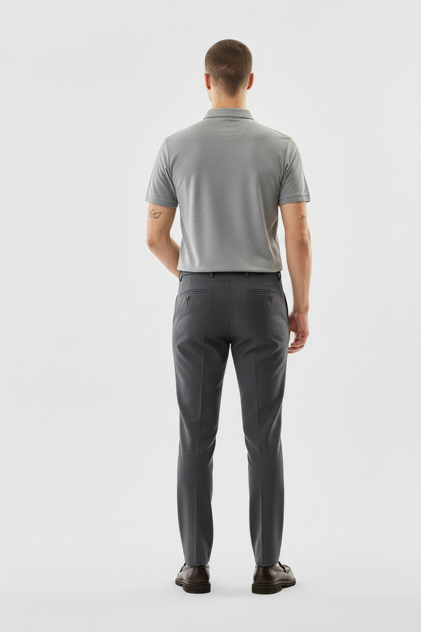 Urban Heather Essential Polo - Lior & Blanc