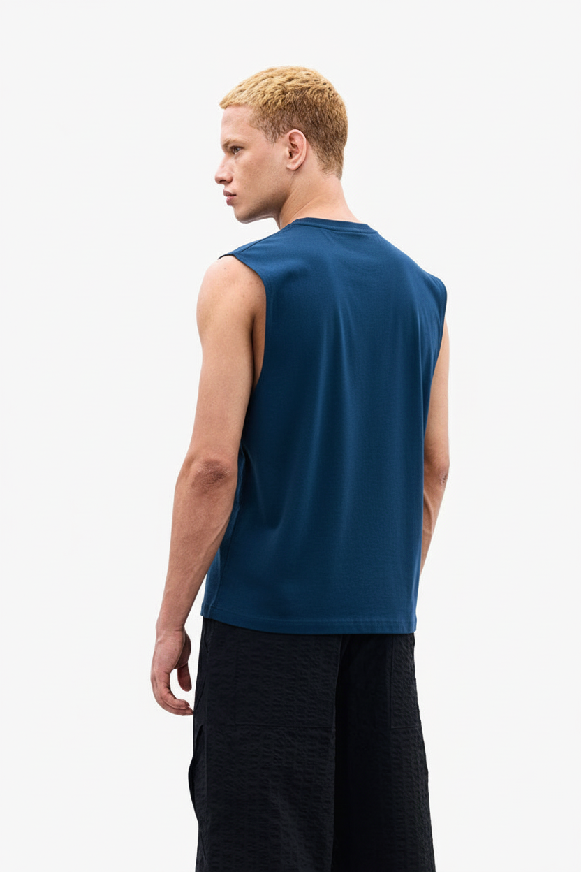 Blanc Studio 100% Cotton Oversized Tank Top - Lior & Blanc