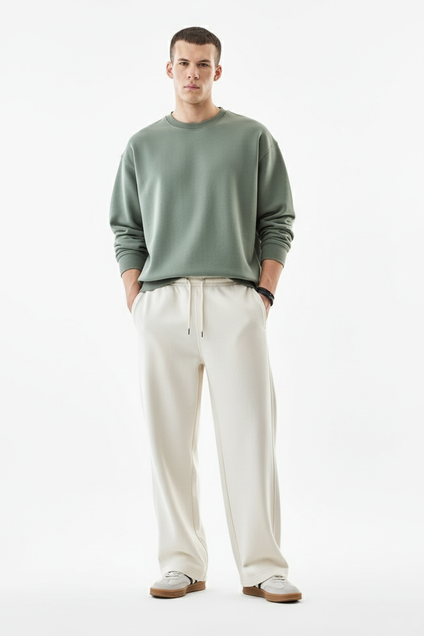 Cloud Flex Off-White Baggy Sweatpant - Lior & Blanc